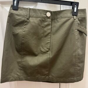 Olive Green Women's Skirt